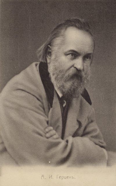 Aleksander Herzen (1812-1870), rosyjski pisarz i myśliciel autorstwa Russian Photographer