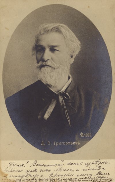 Dmitry Grigorovich, rosyjski pisarz i artysta autorstwa Russian Photographer