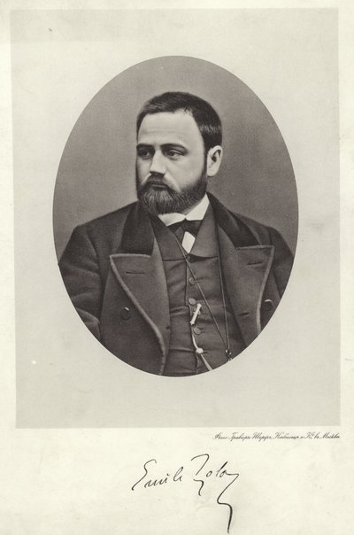 Emile Zola autorstwa Russian Photographer