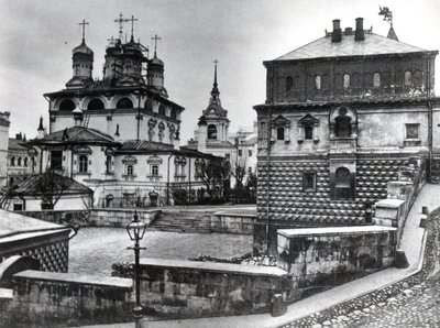 Dom Bojarów Romanowów w Klasztorze Znaku i Katedra Znaku w Moskwie autorstwa Russian Photographer