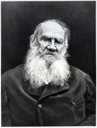 Lew Tołstoj (zdjęcie czarno-białe) autorstwa Russian Photographer