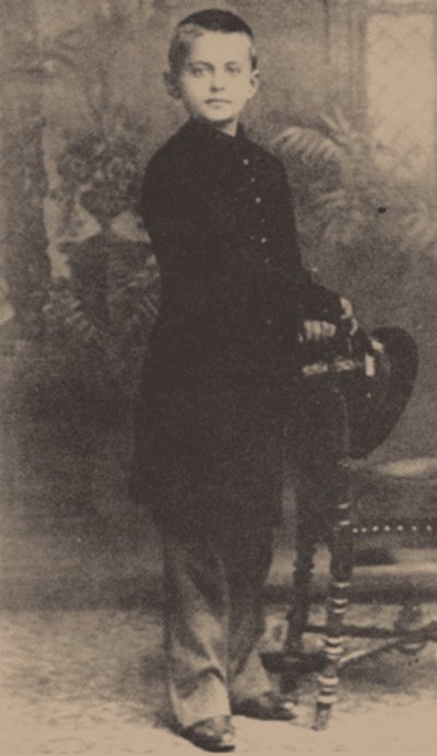 Leon Trocki, 9 lat, 1888 autorstwa Russian Photographer