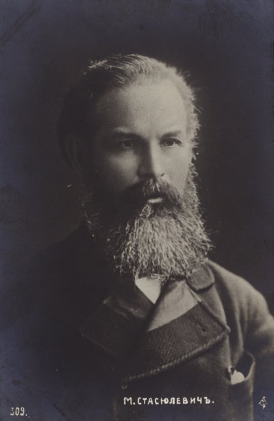 Michaił Stasiulewicz, pisarz rosyjski autorstwa Russian Photographer