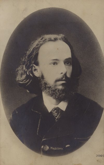 Siemion Nadson, poeta rosyjski autorstwa Russian Photographer