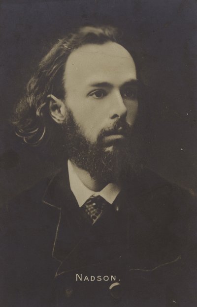 Siemion Nadson, rosyjski poeta autorstwa Russian Photographer