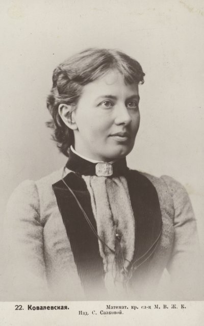 Sofia Kovalevskaya, rosyjska matematyczka autorstwa Russian Photographer