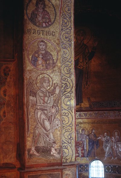 Archanioł Gabriel (mozaika) autorstwa Russian School