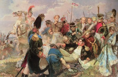 Bitwa pod Borodino, 7 września 1812 (wc na papierze) autorstwa Russian School