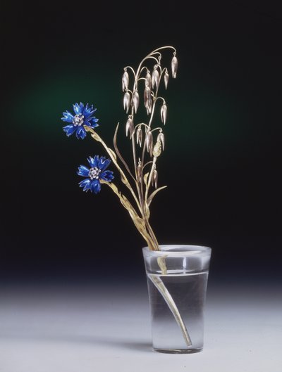 Chabry i kłosy, warsztat Faberge, lata 80. XIX wieku autorstwa Russian School