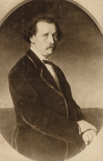 Portret Antona Rubinsteina autorstwa Russian School