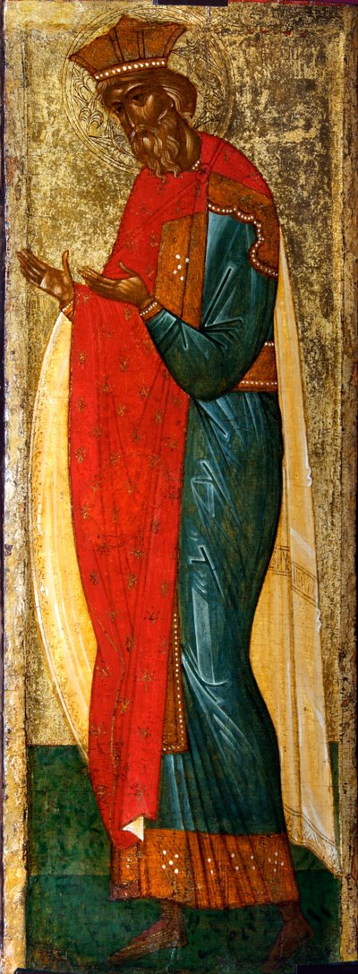 Św. Włodzimierz z Kijowa, początek XV wieku. autorstwa Russian icon.