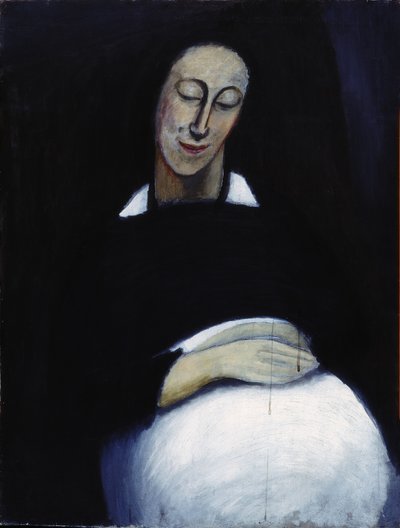 Śpiąca kobieta (olej na płótnie) autorstwa Ruth Adams