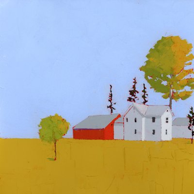 Potencjał, 2025 (akryl na drewnianym panelu) autorstwa Ruth Lague