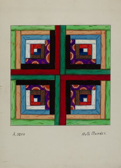 Kołdra, ok. 1936. autorstwa Ruth M Barnes