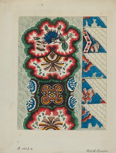 Narzuta pikowana, ok. 1936. autorstwa Ruth M Barnes
