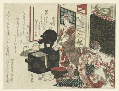 Kurtyzany w toalecie autorstwa Ryuryukyo Shinsai