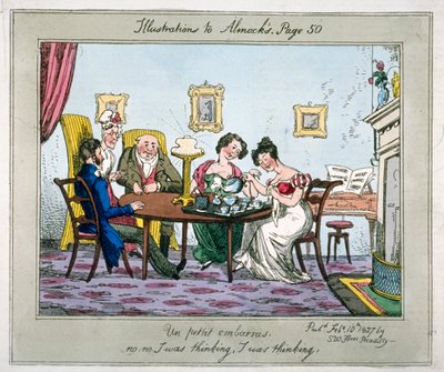 – Un petit embarras, nie, nie. Myślałem, myślałem”, 1827 autorstwa SW Fores