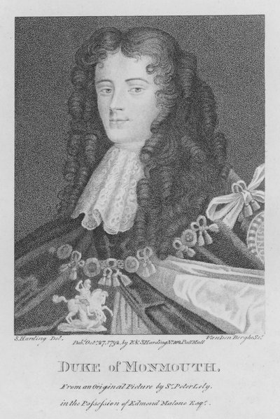 Książę Monmouth (grawerowanie) autorstwa S. (after) Harding