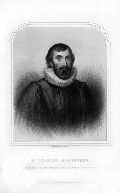 Alexander Henderson, szkocki teolog, 1870. autorstwa S. Freeman