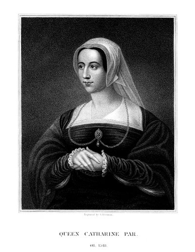 Katarzyna Parr, królowa małżonka Henryka VIII, 1823. autorstwa S. Freeman