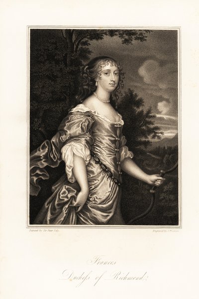 Portret Frances Stuart, księżnej Richmond autorstwa S. Freeman