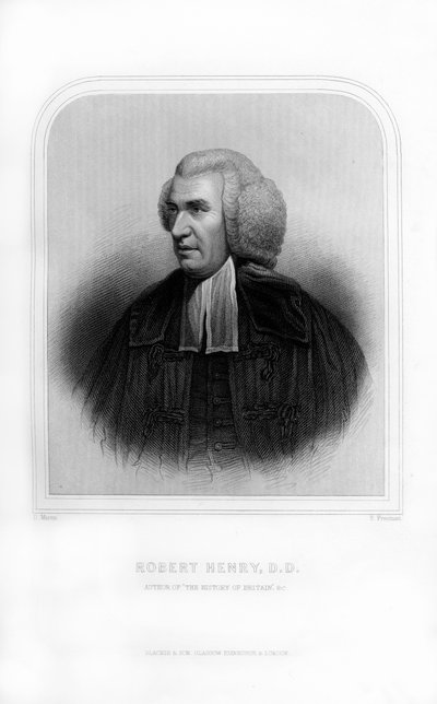 Robert Henry, szkocki historyk, 1870. autorstwa S. Freeman