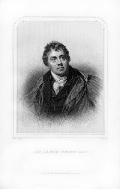 Sir James Mackintosh, szkocki pisarz i filozof, 1870. autorstwa S. Freeman