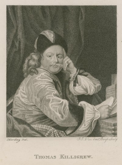 Thomas Killigrew, dramaturg i dyrektor teatru autorstwa S. Harding