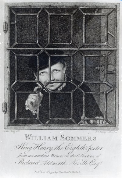 William Sommers, grawerowany przez R. Clampa, 1794 autorstwa S. Harding