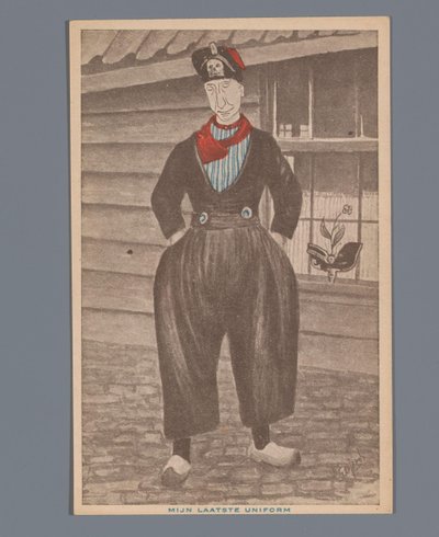 Mój ostatni mundur (tytuł na obiekcie) autorstwa S. de Jongh