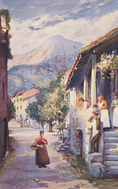 Tamargue z La Souche (kolorowa litografia) autorstwa Sabine Baring Gould