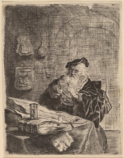 Mężczyzna z scyzorykiem autorstwa Salomon Koninck