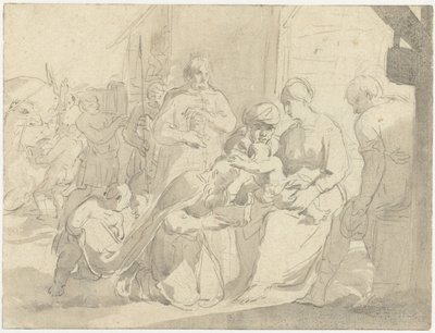 Adoracja Królów autorstwa Salomon de Bray (attributed to)
