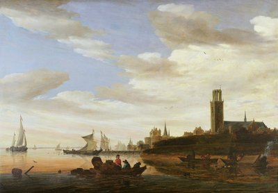 Haarlem, 1667 autorstwa Salomon van Ruisdael or Ruysdael