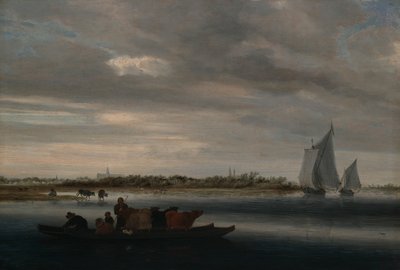 Widok Alkmaar autorstwa Salomon van Ruysdael