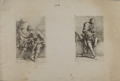 (Seria figurek) Siedząca figurka ze spiczastą głową autorstwa Salvator Rosa