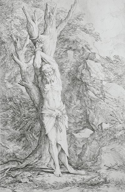 Albert, towarzysz świętego Wilhelma autorstwa Salvator Rosa