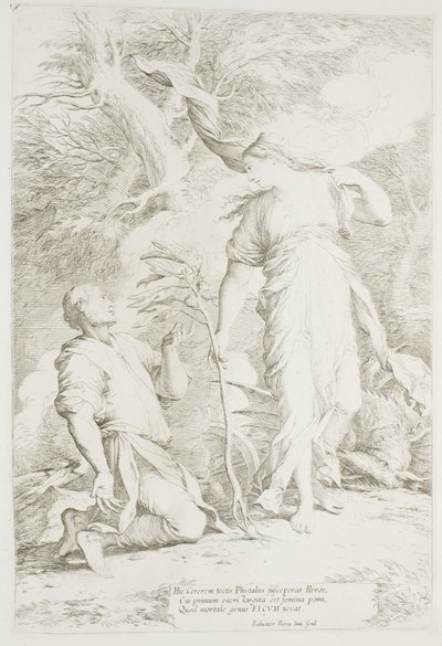 Ceres i Phytalus autorstwa Salvator Rosa