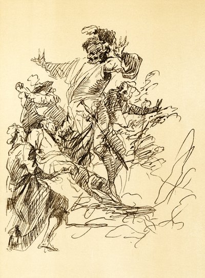 Studium składu autorstwa Salvator Rosa