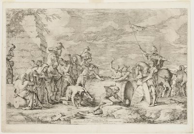 Śmierć Atiliusa Regulusa autorstwa Salvator Rosa