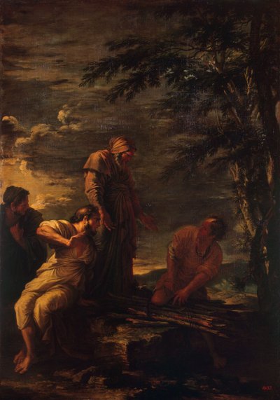 Demokryt i Protagoras, 1663-1664 autorstwa Salvator Rosa
