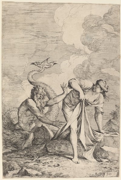 Glaukus i Scylla autorstwa Salvator Rosa