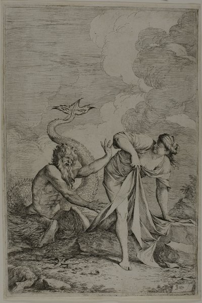 Glaukus i Scylla autorstwa Salvator Rosa