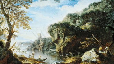 Marine, Szkoła Salvatora Rosa autorstwa Salvator Rosa
