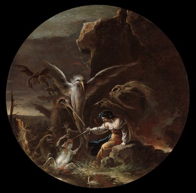 Sceny czarnoksięstwa, ok. 1930 1645-1649. autorstwa Salvator Rosa