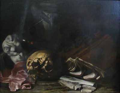 Martwa natura autorstwa Salvator Rosa