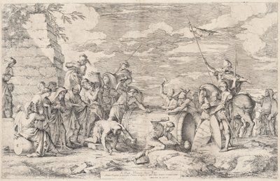 Śmierć Atiliusa Regulusa autorstwa Salvator Rosa