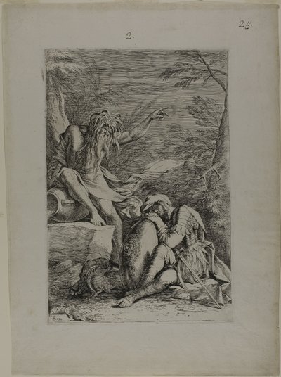 Sen Eneasza autorstwa Salvator Rosa