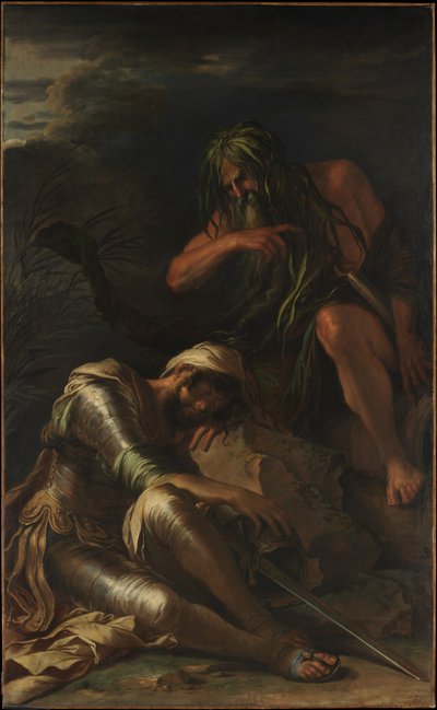 Sen Eneasza autorstwa Salvator Rosa