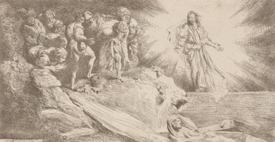 Zmartwychwstanie Łazarza, 1645. autorstwa Salvatore Castiglione